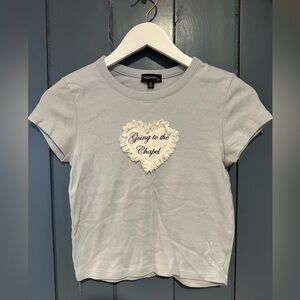 Baby tee. Women’s. Bridal. Size small.